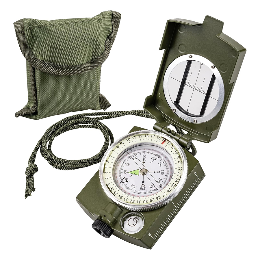 Tactical Survival Compass - Wa - Compass Lensatic ulasan dan harga