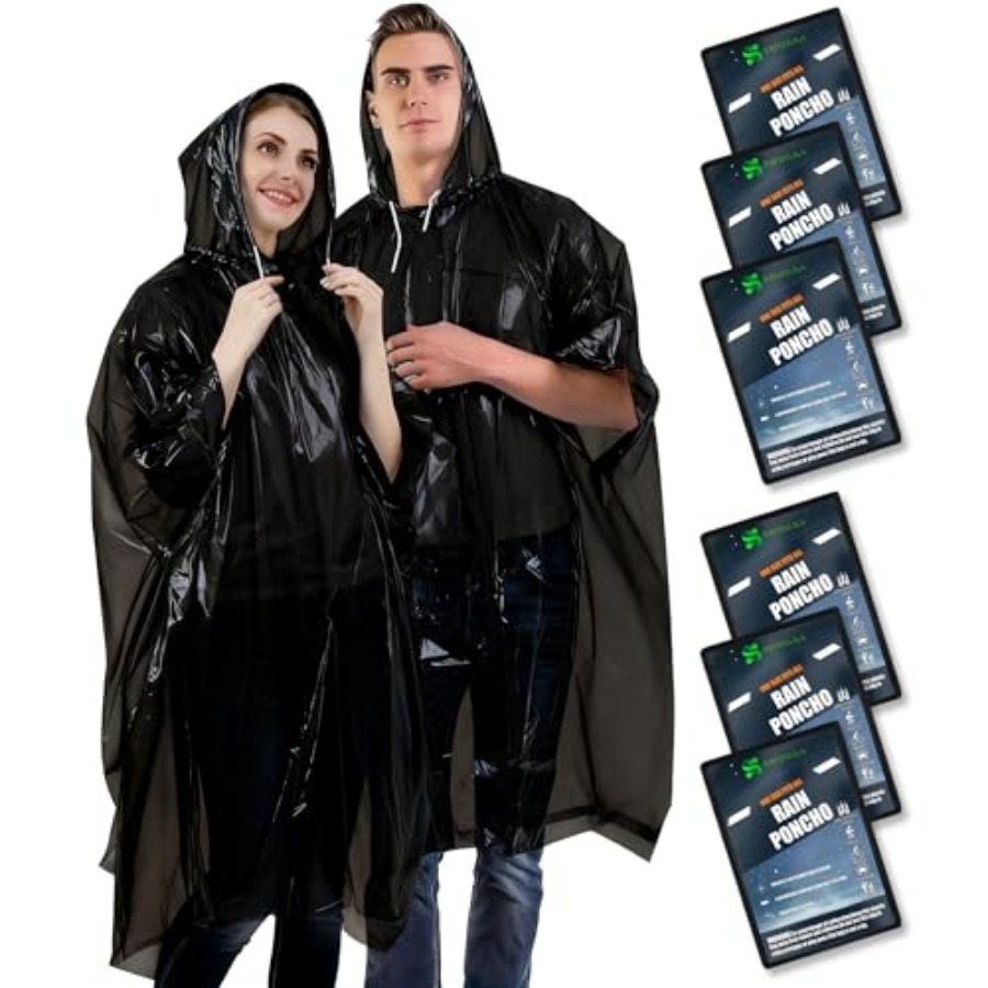 Disposable Rain Ponchos for /A - Emergency Poncho Rain ulasan dan harga