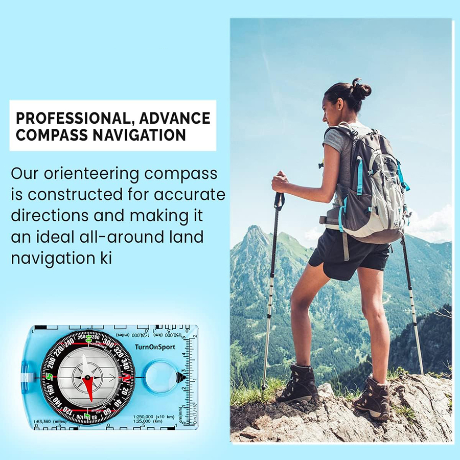 Professional Waterproof Campin - Compass Lensatic ulasan dan harga