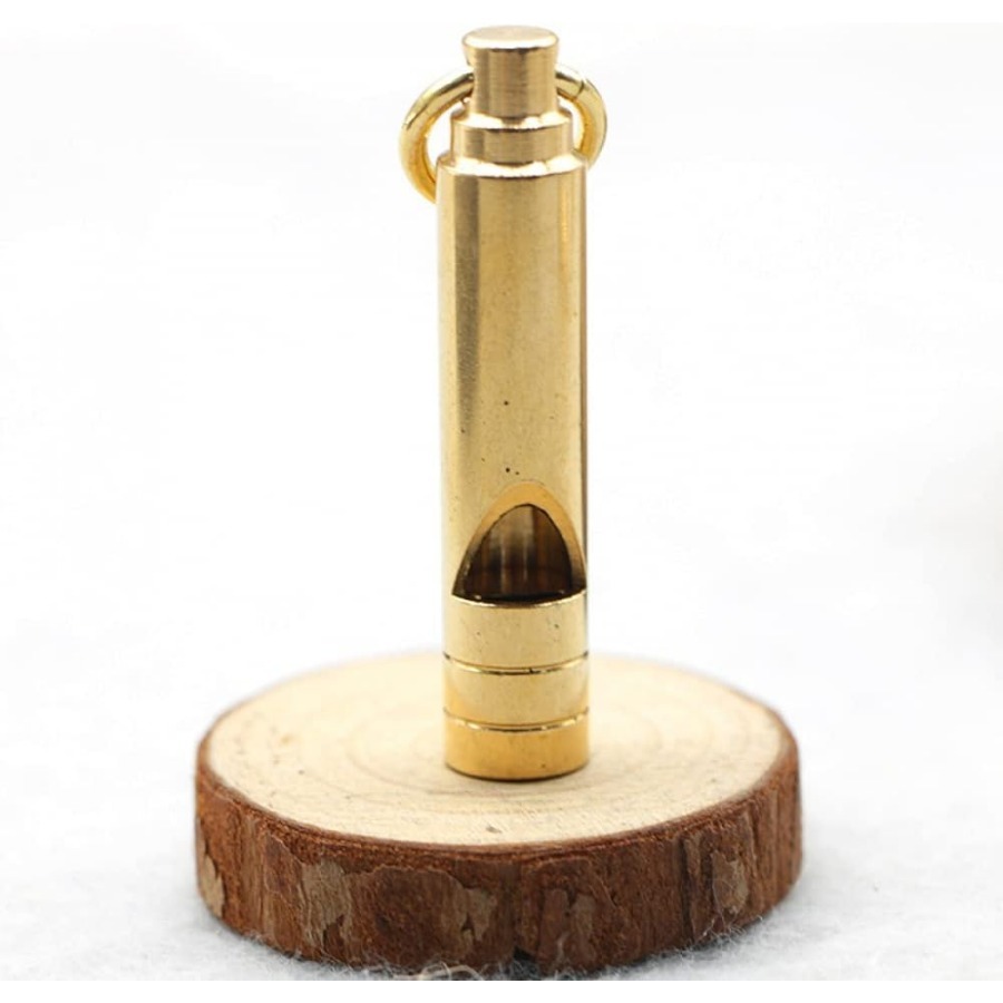 1/5pcs Brass Metal Emergency W - Emergency Whistle Loud ulasan dan harga