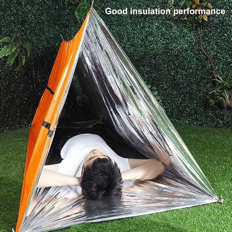 Portable Emergency Pyramid Ten - Survival Blanket Reflective ulasan dan harga