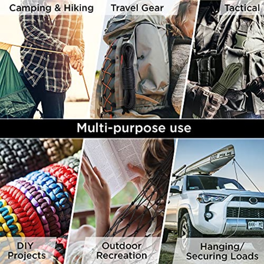 Reflective Paracord Rope 1000  - Para Cord 1000Ft ulasan dan harga