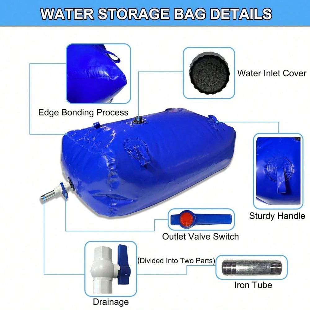 Large Collapsible Water Tank F - Water Bag Collapsible ulasan dan harga