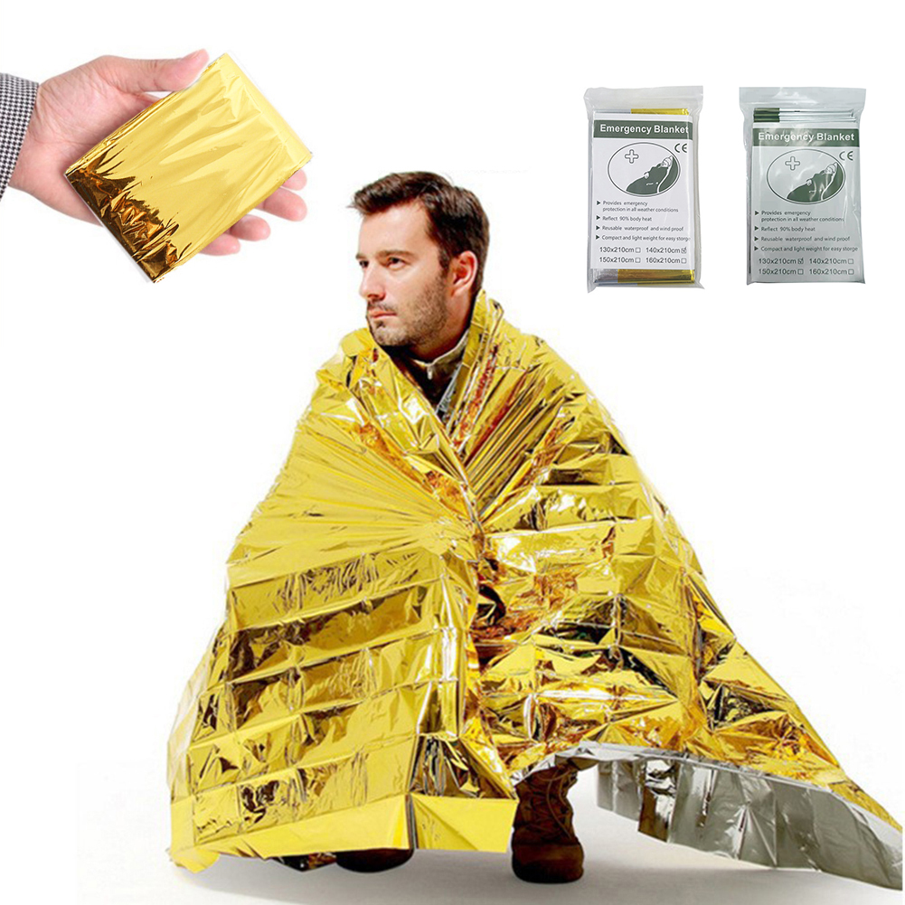 5Pcs Outdoor Emergency Blanket - Bivy Bag Emergency ulasan dan harga